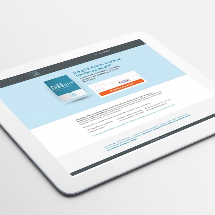 Podiatrist Landing Page Design Podiatrist Landing Page Design
