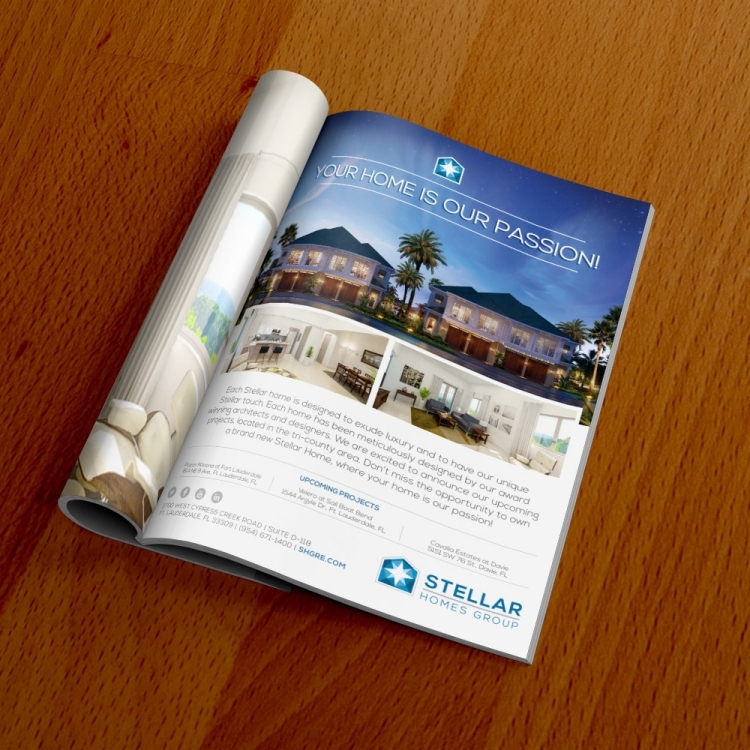 Real Estate Developer Magazine Print Advertisement Real Estate Developer Magazine Print Advertisement